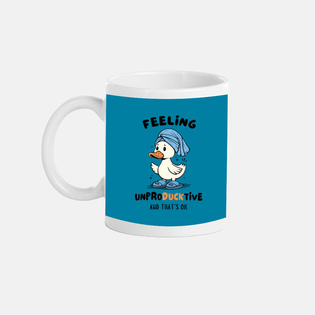 Feeling UnproDUCKtive-None-Mug-Drinkware-Trendlory