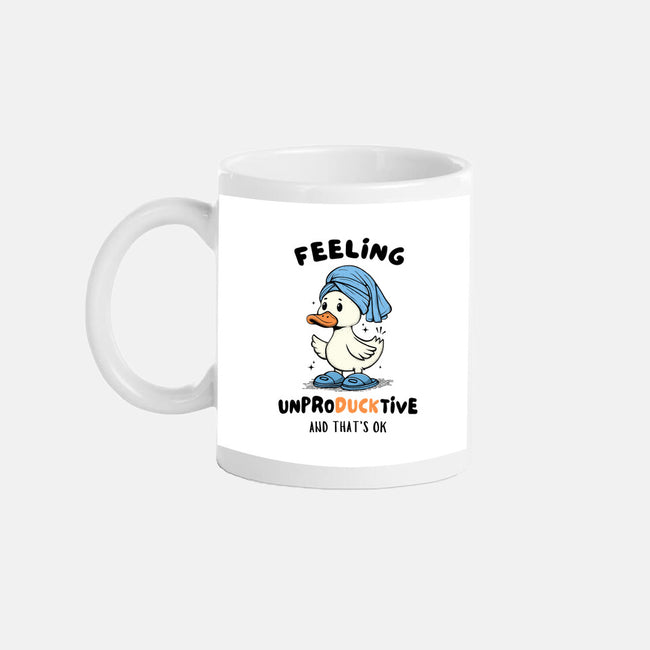 Feeling UnproDUCKtive-None-Mug-Drinkware-Trendlory