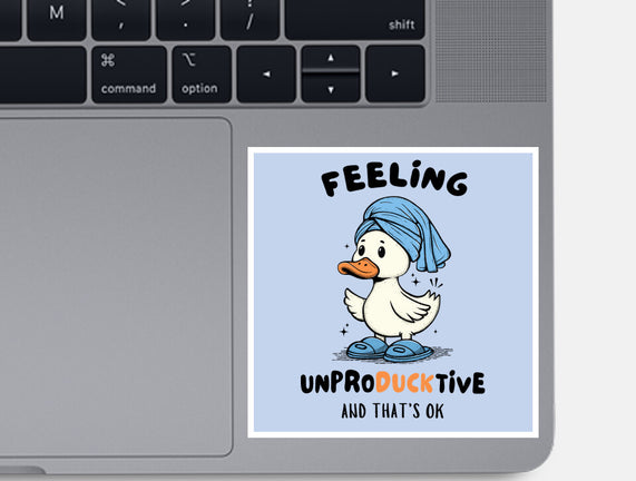 Feeling UnproDUCKtive