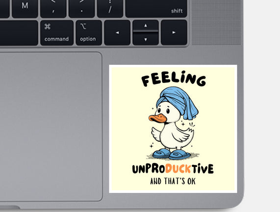 Feeling UnproDUCKtive