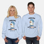 Feeling UnproDUCKtive-Unisex-Crew Neck-Sweatshirt-Trendlory