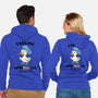 Feeling UnproDUCKtive-Unisex-Zip-Up-Sweatshirt-Trendlory