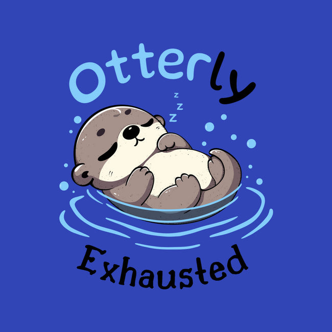 Otterly Exhausted-Womens-Fitted-Tee-Trendlory