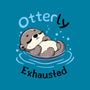Otterly Exhausted-Unisex-Basic-Tee-Trendlory