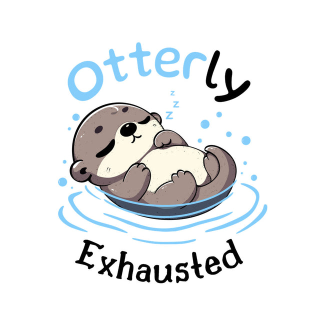 Otterly Exhausted-Unisex-Basic-Tee-Trendlory