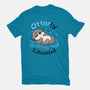 Otterly Exhausted-Womens-Fitted-Tee-Trendlory