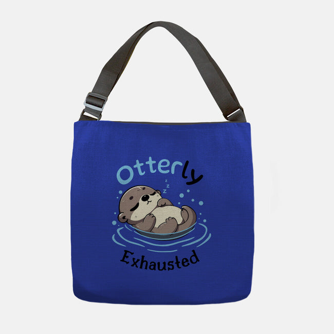 Otterly Exhausted-None-Adjustable Tote-Bag-Trendlory