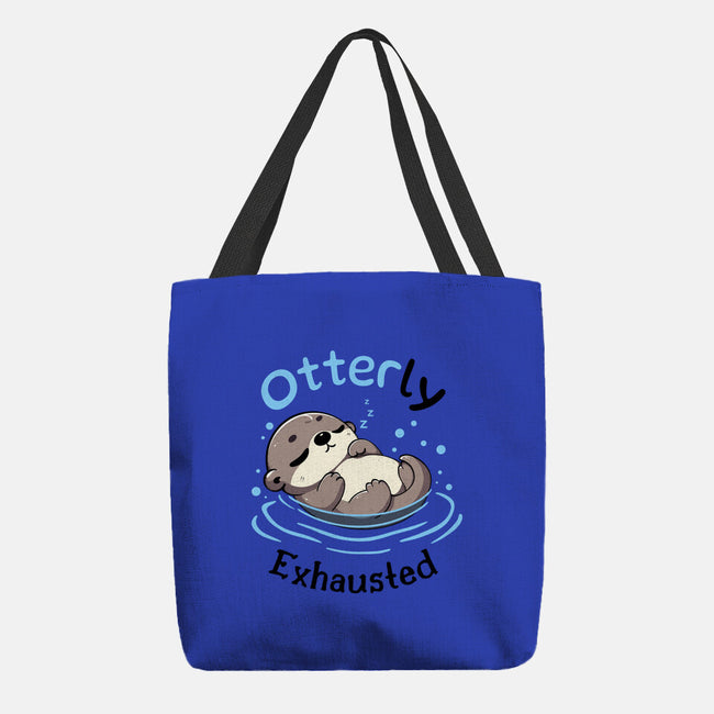 Otterly Exhausted-None-Basic Tote-Bag-Trendlory