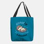 Otterly Exhausted-None-Basic Tote-Bag-Trendlory