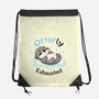 Otterly Exhausted-None-Drawstring-Bag-Trendlory