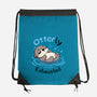 Otterly Exhausted-None-Drawstring-Bag-Trendlory