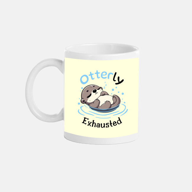 Otterly Exhausted-None-Mug-Drinkware-Trendlory