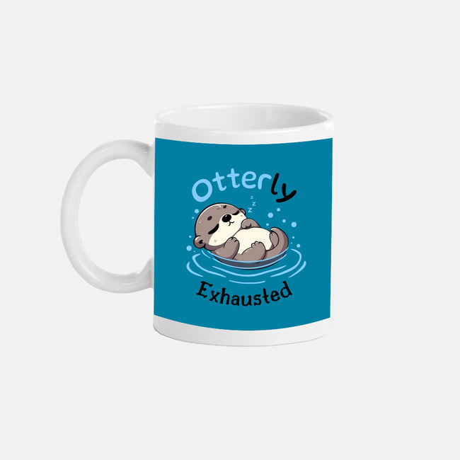 Otterly Exhausted-None-Mug-Drinkware-Trendlory