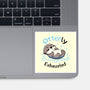Otterly Exhausted-None-Glossy-Sticker-Trendlory