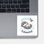Otterly Exhausted-None-Glossy-Sticker-Trendlory