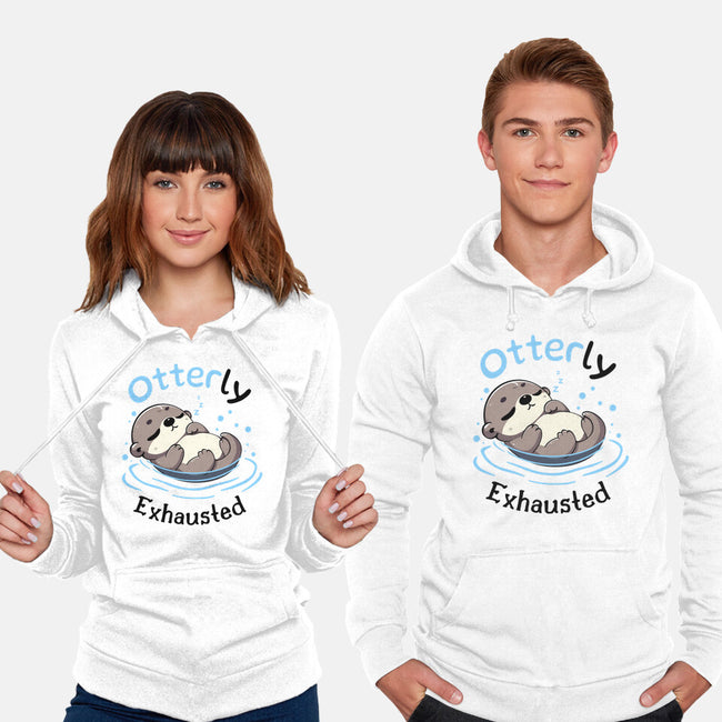 Otterly Exhausted-Unisex-Pullover-Sweatshirt-Trendlory