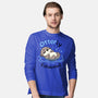 Otterly Exhausted-Mens-Long Sleeved-Tee-Trendlory