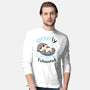 Otterly Exhausted-Mens-Long Sleeved-Tee-Trendlory
