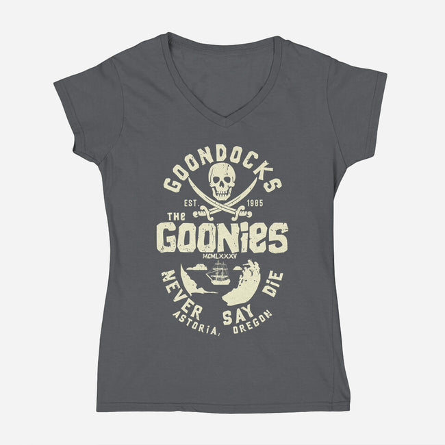 Astoria Goondocks-Womens-V-Neck-Tee-CarloJ1956