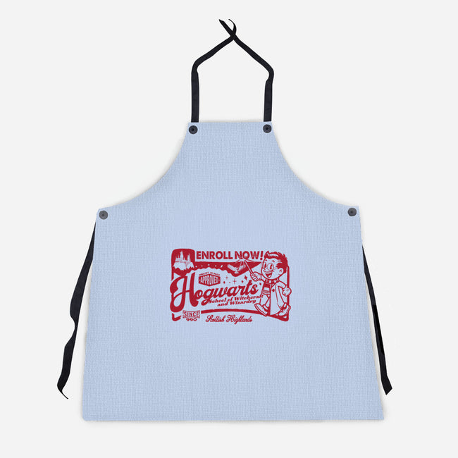 Wizardry Ad-Unisex-Kitchen-Apron-Arinesart