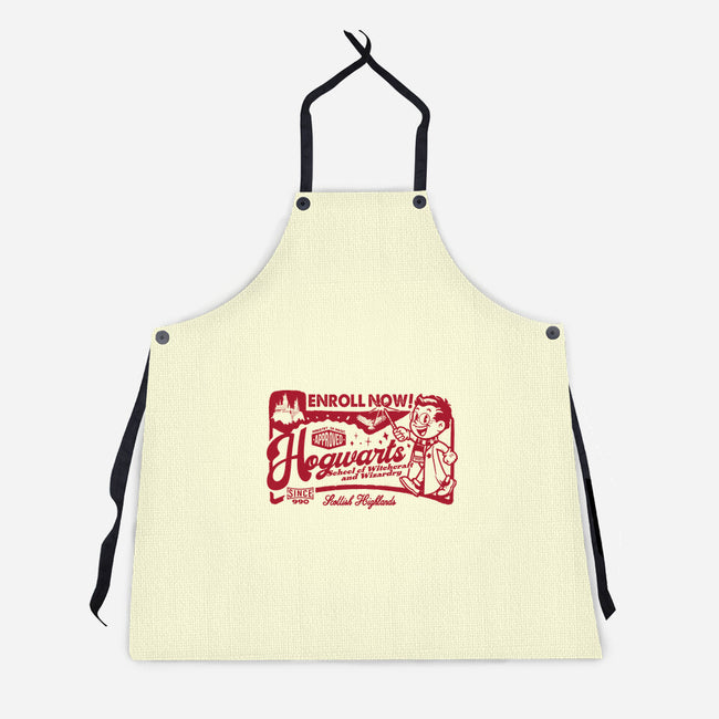 Wizardry Ad-Unisex-Kitchen-Apron-Arinesart