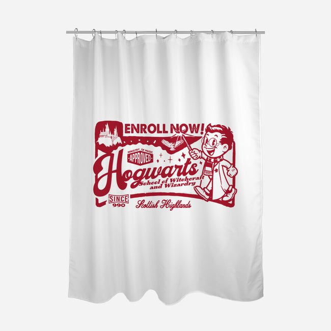 Wizardry Ad-None-Polyester-Shower Curtain-Arinesart