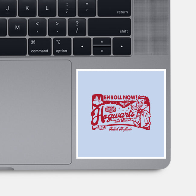 Wizardry Ad-None-Glossy-Sticker-Arinesart