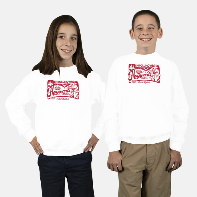 Wizardry Ad-Youth-Crew Neck-Sweatshirt-Arinesart