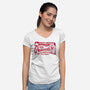 Wizardry Ad-Womens-V-Neck-Tee-Arinesart