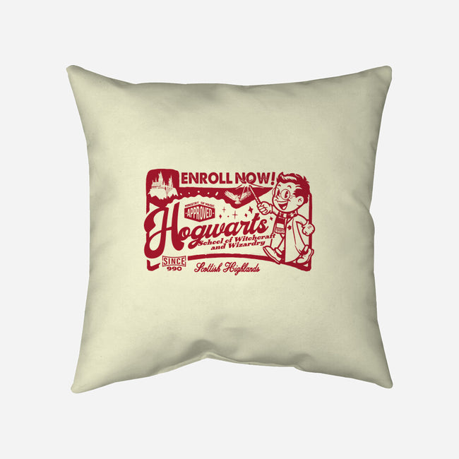 Wizardry Ad-None-Removable Cover w Insert-Throw Pillow-Arinesart