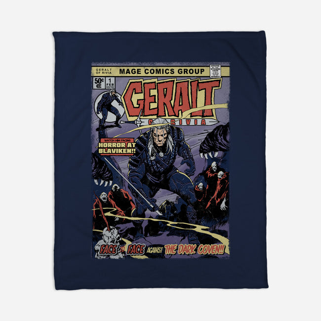 Geralt Of Rivia-None-Fleece-Blanket-Arinesart