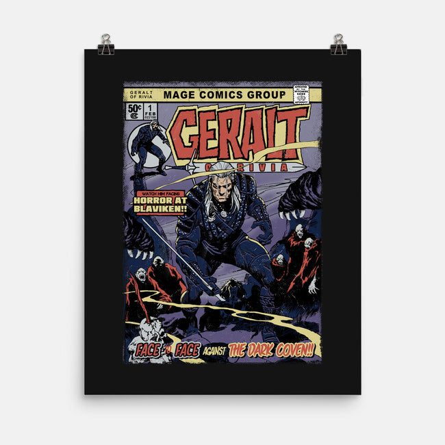 Geralt Of Rivia-None-Matte-Poster-Arinesart