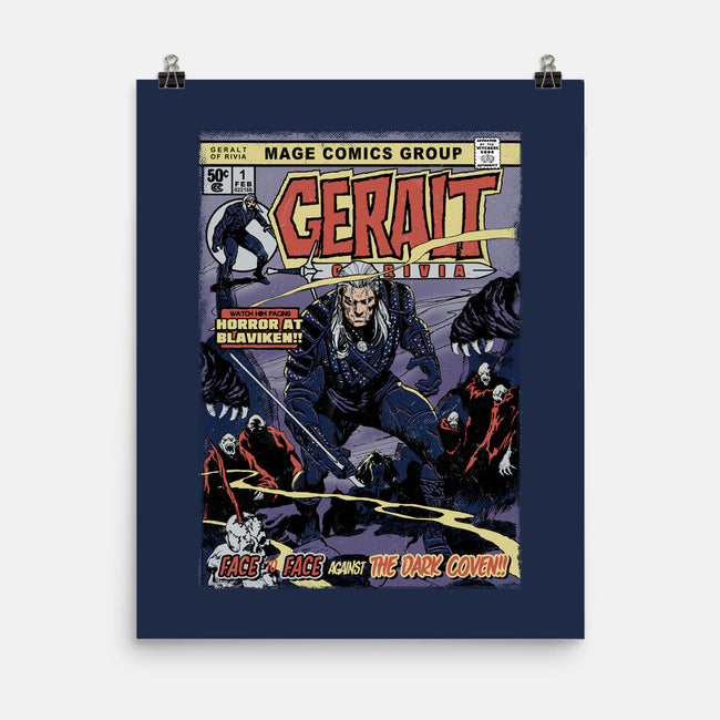 Geralt Of Rivia-None-Matte-Poster-Arinesart