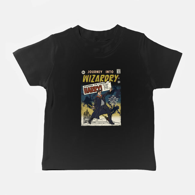 Journey Into Wizardry-Baby-Basic-Tee-Arinesart