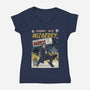 Journey Into Wizardry-Womens-V-Neck-Tee-Arinesart