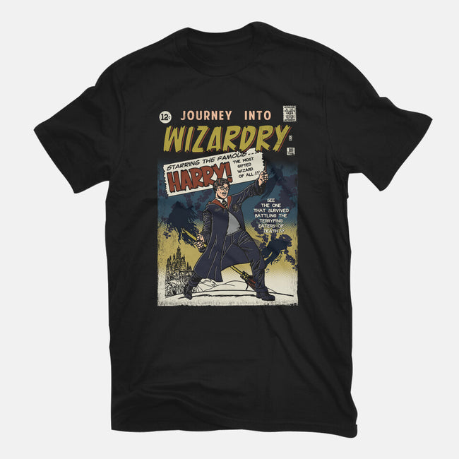 Journey Into Wizardry-Womens-Basic-Tee-Arinesart