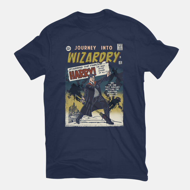 Journey Into Wizardry-Womens-Basic-Tee-Arinesart