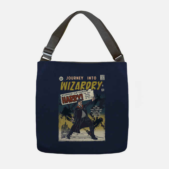 Journey Into Wizardry-None-Adjustable Tote-Bag-Arinesart