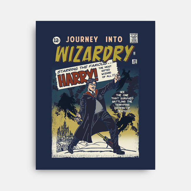 Journey Into Wizardry-None-Stretched-Canvas-Arinesart
