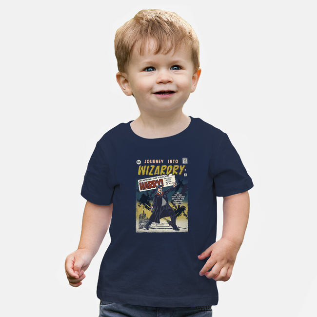 Journey Into Wizardry-Baby-Basic-Tee-Arinesart