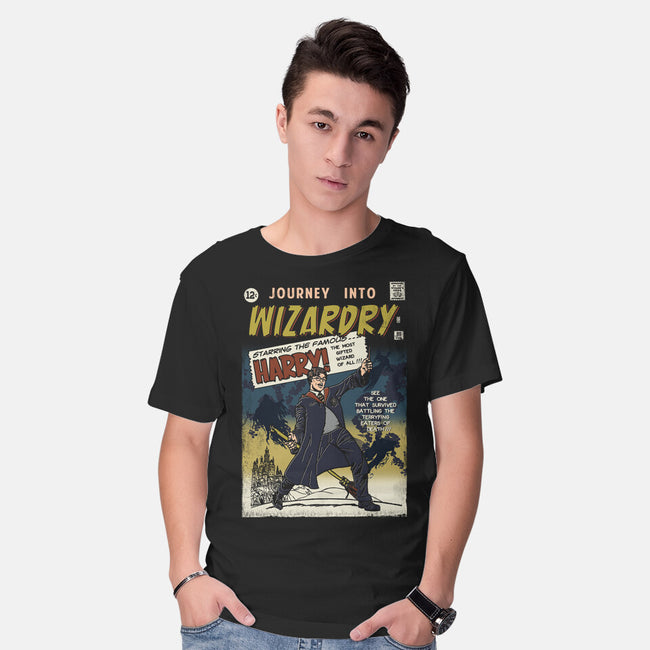 Journey Into Wizardry-Mens-Basic-Tee-Arinesart