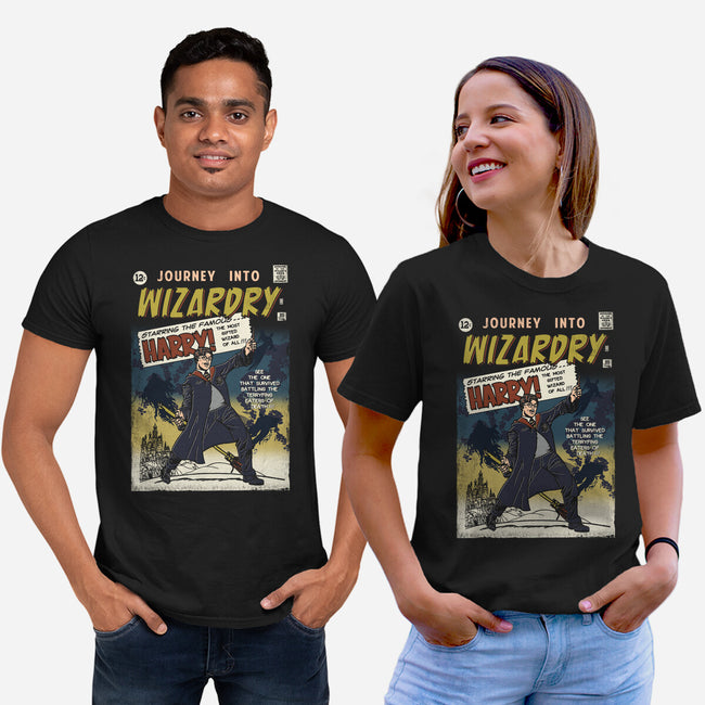 Journey Into Wizardry-Unisex-Basic-Tee-Arinesart