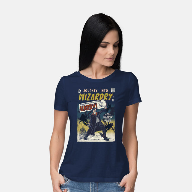 Journey Into Wizardry-Womens-Basic-Tee-Arinesart