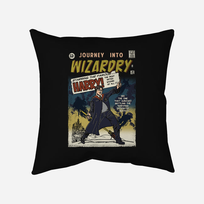 Journey Into Wizardry-None-Removable Cover w Insert-Throw Pillow-Arinesart