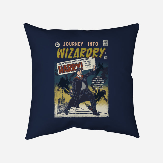 Journey Into Wizardry-None-Removable Cover w Insert-Throw Pillow-Arinesart