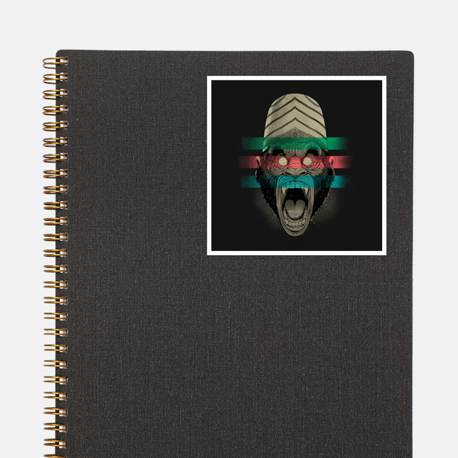 Primate Fury-None-Glossy-Sticker-Bruno Mota