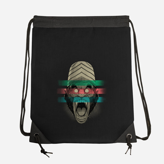 Primate Fury-None-Drawstring-Bag-Bruno Mota