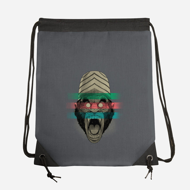 Primate Fury-None-Drawstring-Bag-Bruno Mota