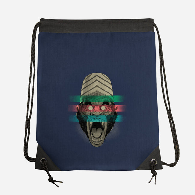 Primate Fury-None-Drawstring-Bag-Bruno Mota
