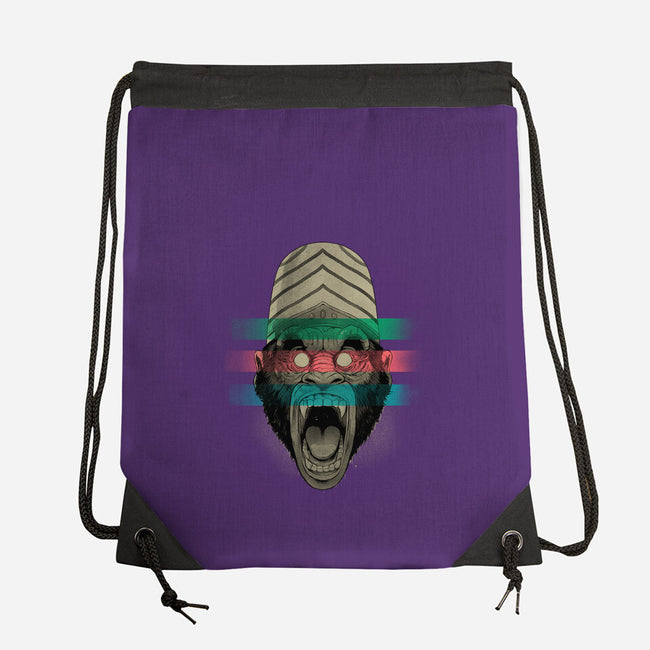 Primate Fury-None-Drawstring-Bag-Bruno Mota